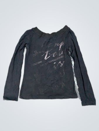 Black Long-Sleeve Shirt