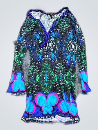 Multicolored Butterfly Dress