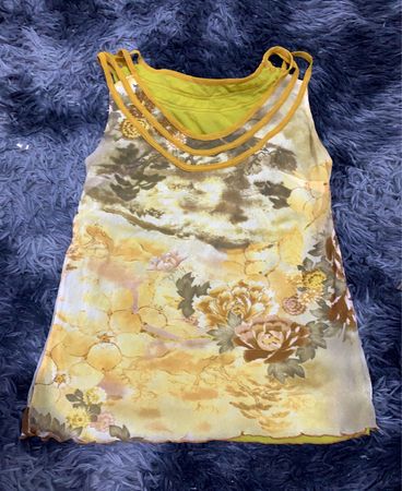 Floral Yellow Dress
