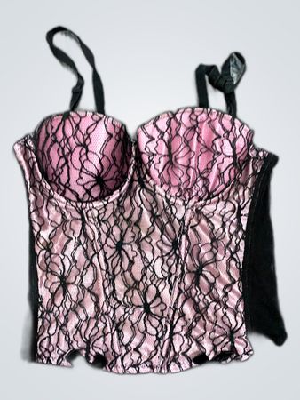 Pink Lace Corset