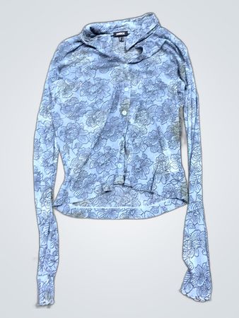 Wrangler Gray Floral Shirt