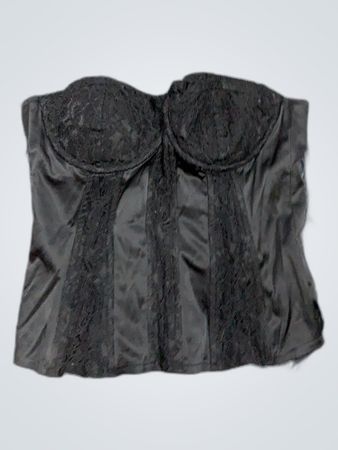 Black Bustier Top