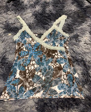Unbranded Abstract Print Cami Top