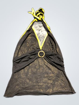Black Halter Neck Swim Top