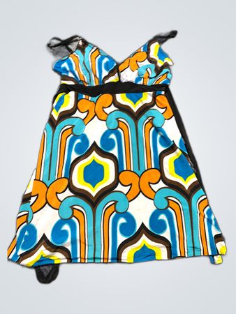 Women's Multicolored Pattern Dress