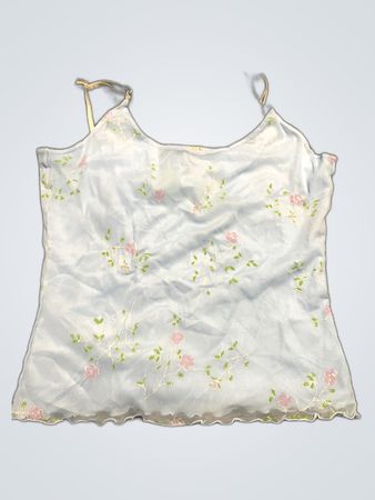 Blue Floral Camisole