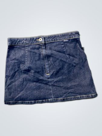 GAP Pleated Denim Mini Skirt