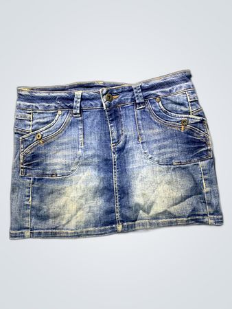 Unbranded Low-Rise Denim Mini Skirt