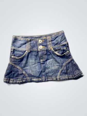 Ichichi Denim Mini Skirt