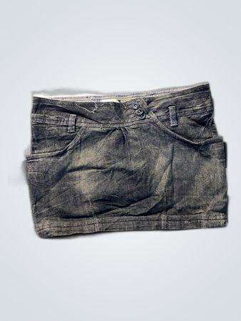 Gray Denim Shorts