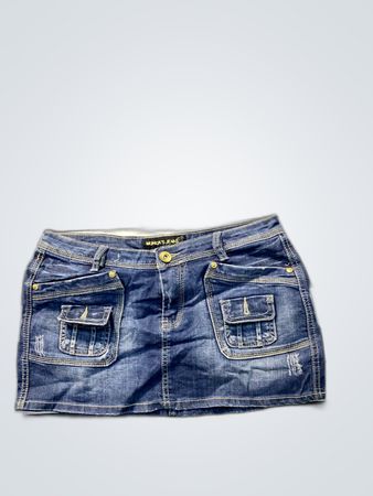 Monica's Jeans Denim Mini Skirt