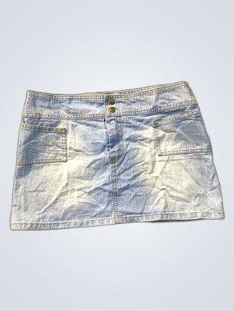 BOHEMIOS Light Blue Denim Skirt