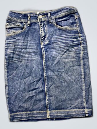 Unbranded Blue Denim Mini Skirt