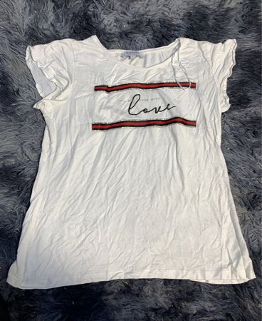 Morgan Women's White Short Sleeve Top