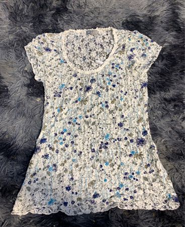 Floral Short Sleeve Top
