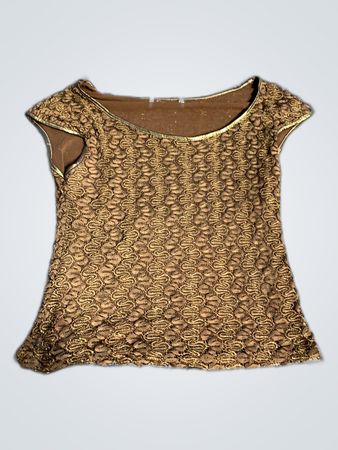Gold Lace Top