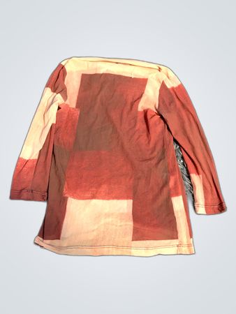 Long-Sleeve Patchwork Shirt