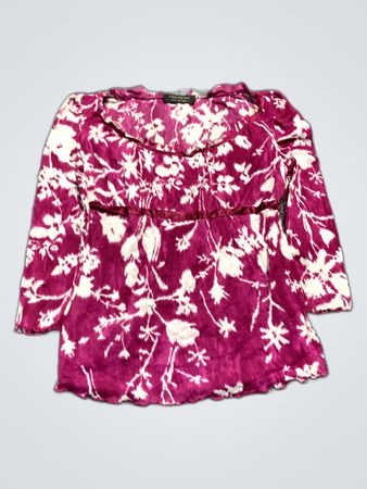 Pink Floral Blouse