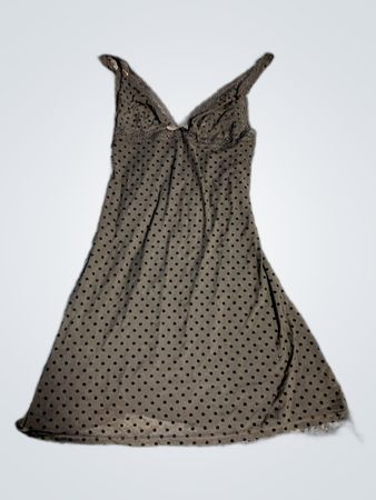 Gray Polka Dot Dress