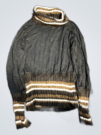 Black and Gold Striped Sweater