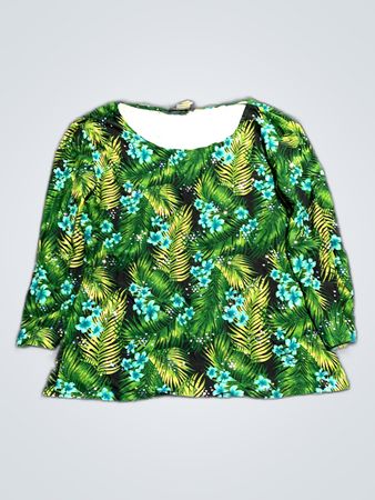 Tropical Print Blouse