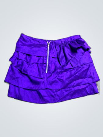 Purple Ruffled Skirt
