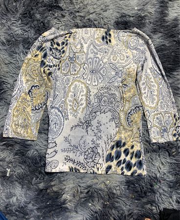 Blouse with Paisley Pattern