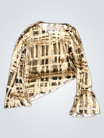 Brown Plaid Long Sleeve Shirt