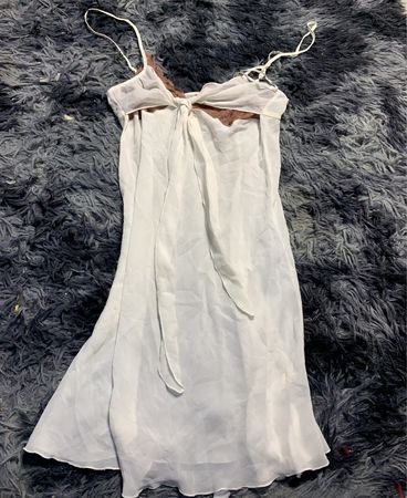 White Sheer Dress
