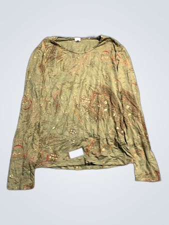 GAP Embroidered Long-Sleeve Blouse
