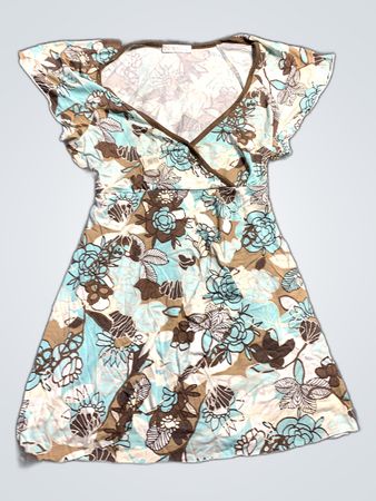 Floral Short Sleeve Romper