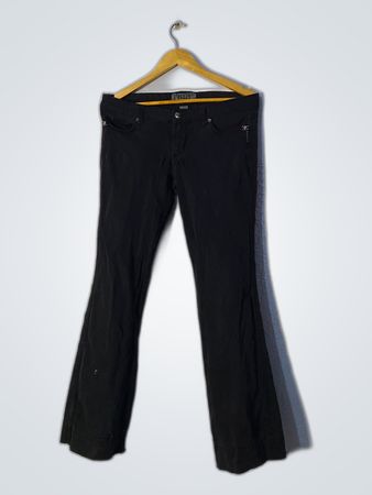 Black Flare Leg Pants