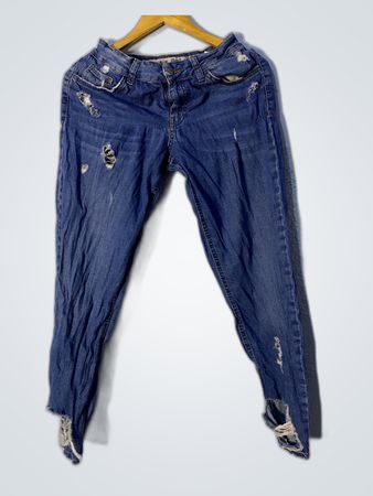 Levi's Distressed Low-Rise Jeans