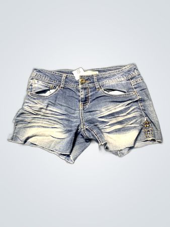 Blue Denim Shorts