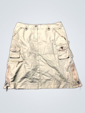 Olive Green Cargo Skirt