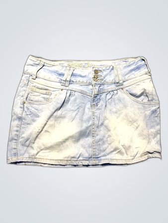 Light Blue Denim Skirt