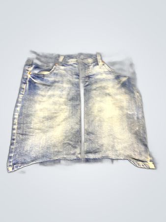 Unbranded Light Blue Denim Mini Skirt