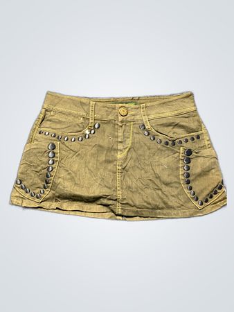 Green Skirt with Studs
