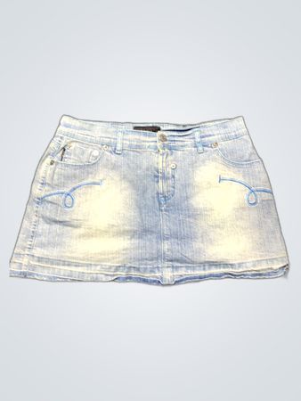 Light Blue Denim Skirt