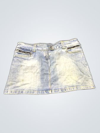 Light Blue Denim Skirt