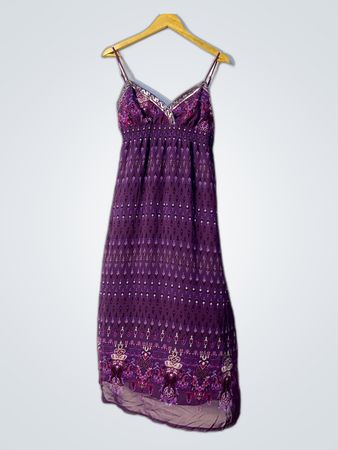 Purple Floral Nightgown