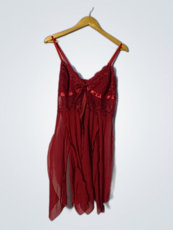 Red Lace Chemise