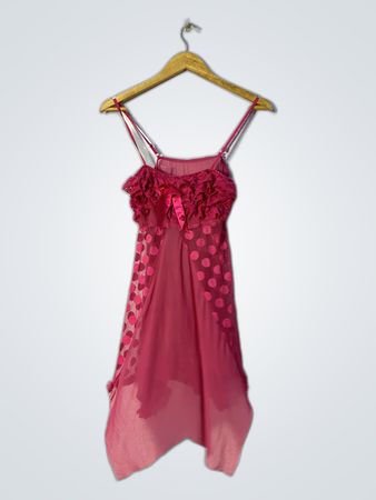 Pink Polka Dot Nightgown
