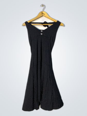Black and White Polka Dot Dress