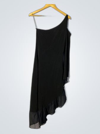 Black Asymmetrical Dress