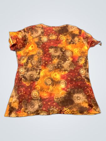 Short Sleeve Printed Top