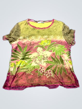 Blouse with Floral Pattern