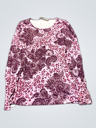 Pink Floral Long Sleeve Shirt