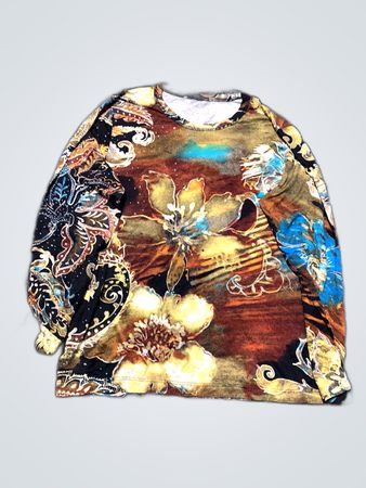 Floral and Paisley Pattern Shirt