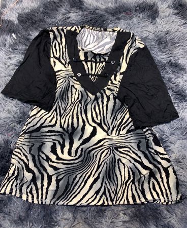 Zebra Print Top